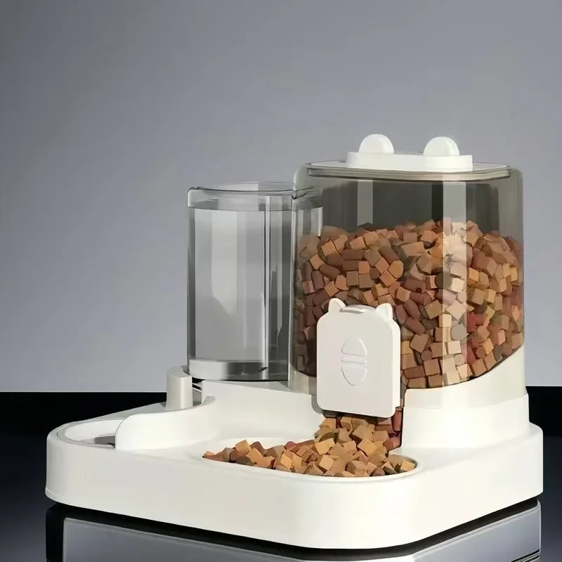 Automatisk Matskål med Vattendispenser – Universal för Katt & Hund
